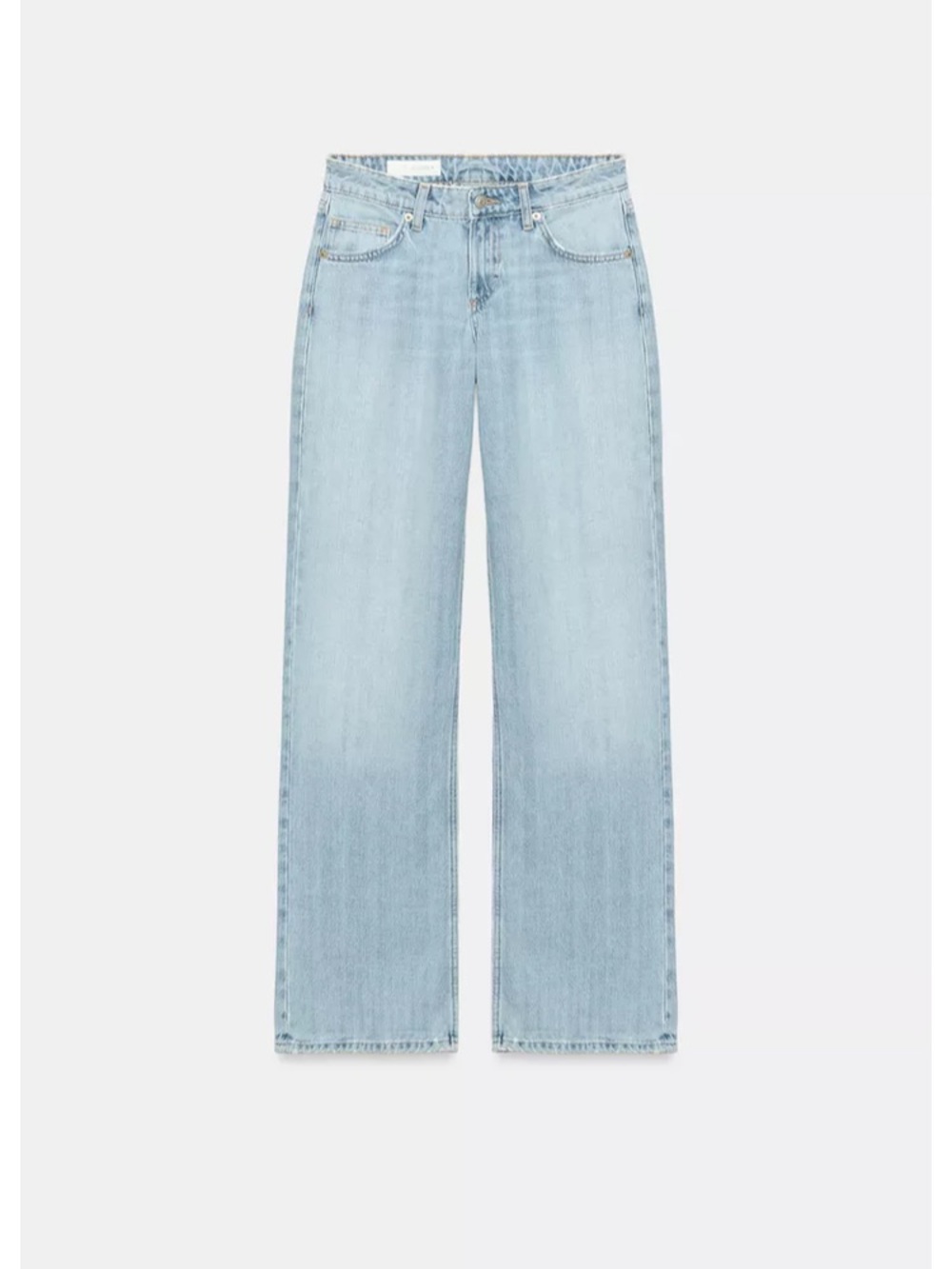 Zara Low Rise Jeans, Loose Straight, NWT
